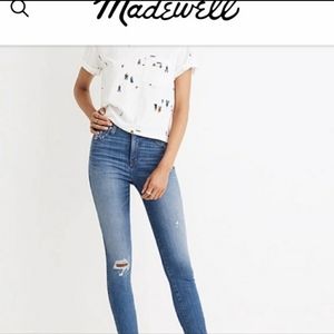 Madewell 9" High Riser Skinny Skinny Jeans Size 24